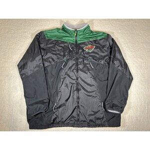 Reebok Center Ice Collection NHL Minnesota Wild windbreaker full-zip jacket